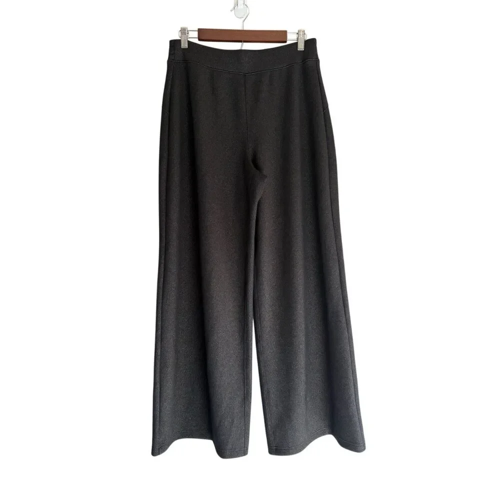 Spanx Air Essentials Wide Leg Shimmer Metallic Pull On Comfort Soft Size Large - Picture 2 of 16
